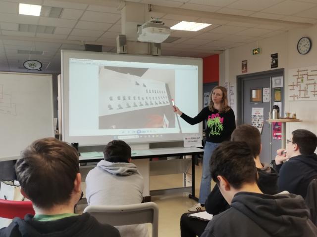 Haut les courts! Rencontre avec la réalisatrice Camille Monnier Lycée Gaston Barré Niort 79 janvier 2025